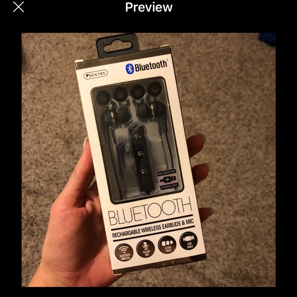 NWT New with tag Sentry earbuds Bluetooth